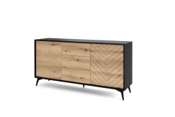 Zestaw mebli do salonu w jodełkę Fargo