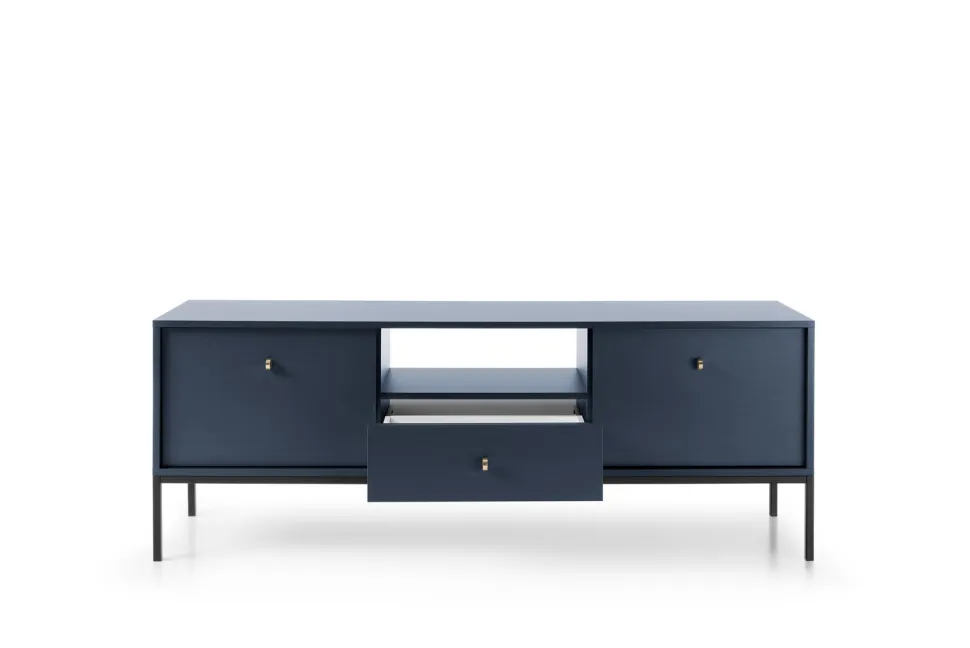 Zestaw mebli do sypialni Evora granatowa