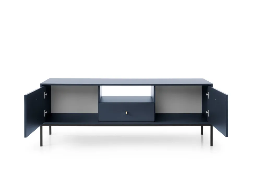 Zestaw mebli do sypialni Evora granatowa