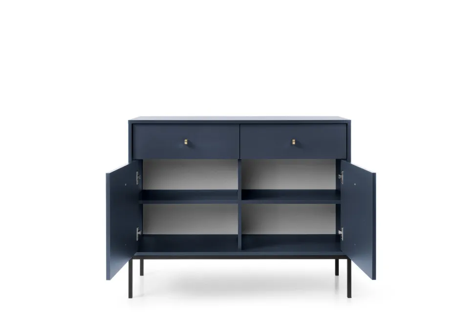 Zestaw mebli do sypialni Evora granatowa