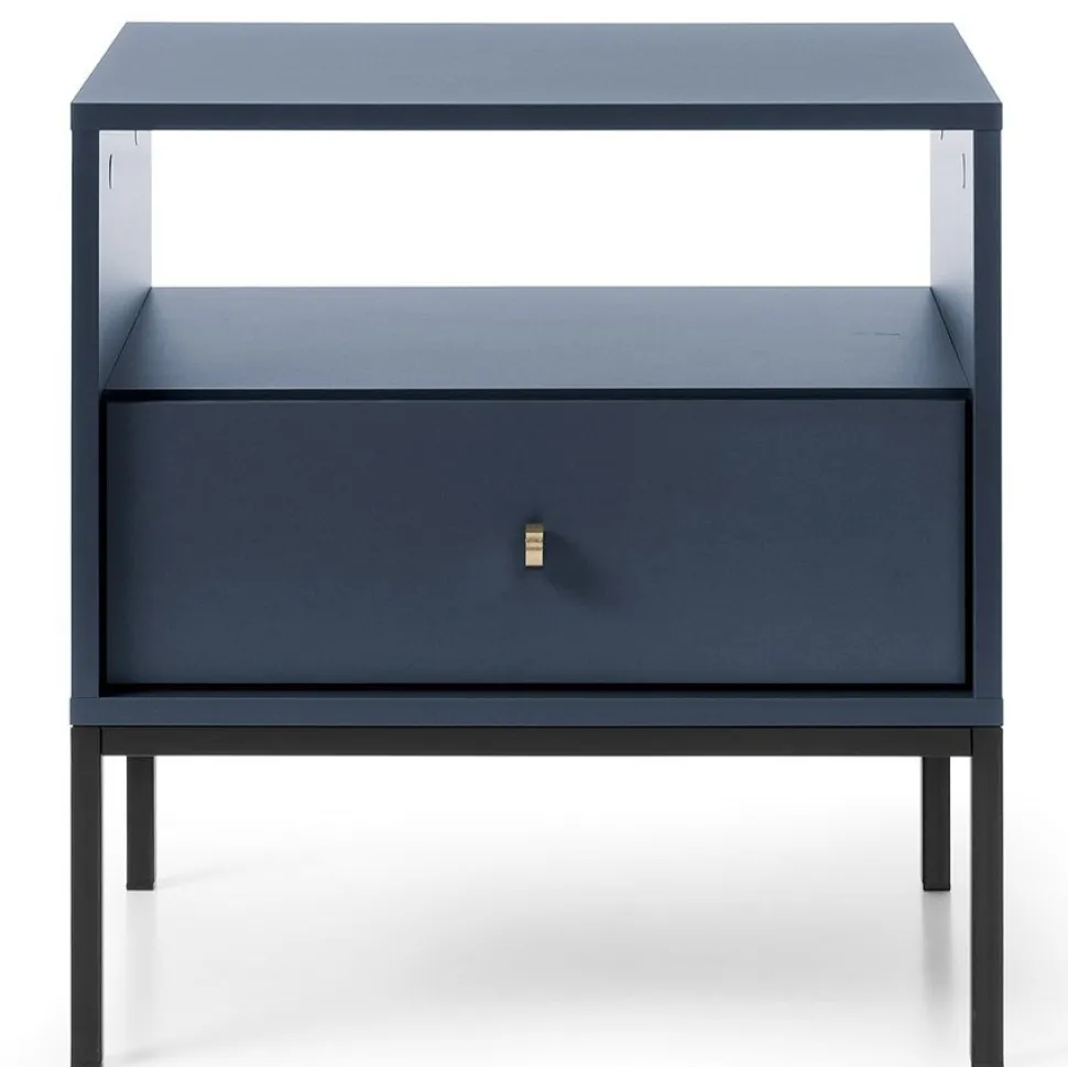 Zestaw mebli do sypialni Evora granatowa