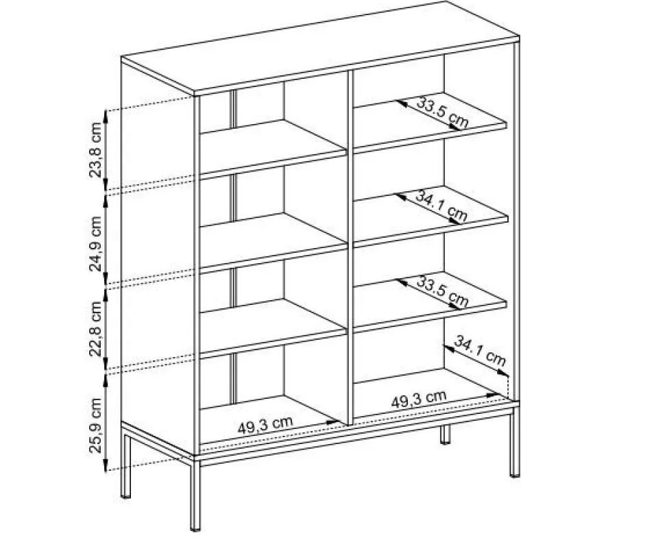 Zestaw mebli do sypialni Evora granatowa