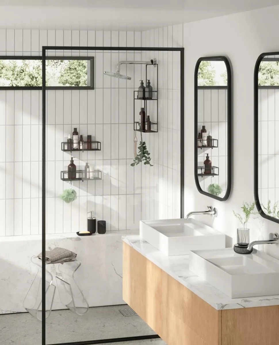 Zestaw półek Cubiko czarne