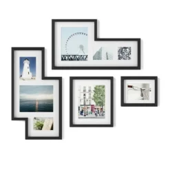Zestaw ramek do zdjęć Mingle czarne