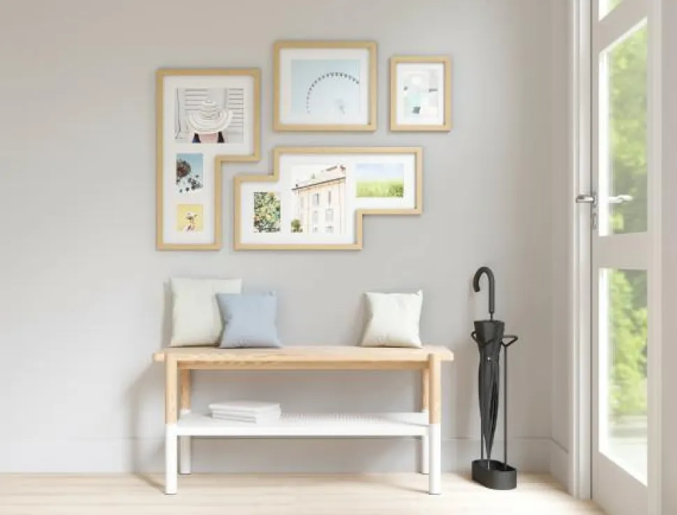 Zestaw ramek do zdjęć Mingle naturalne