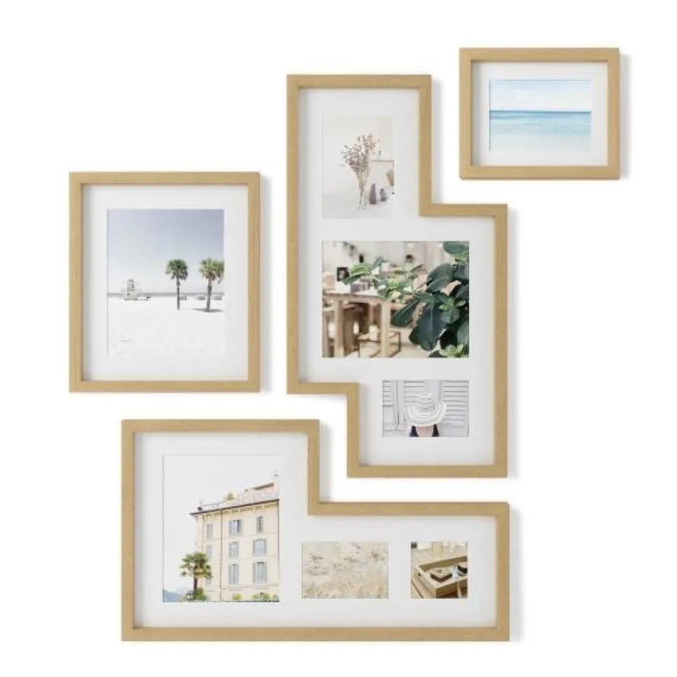 Zestaw ramek do zdjęć Mingle naturalne