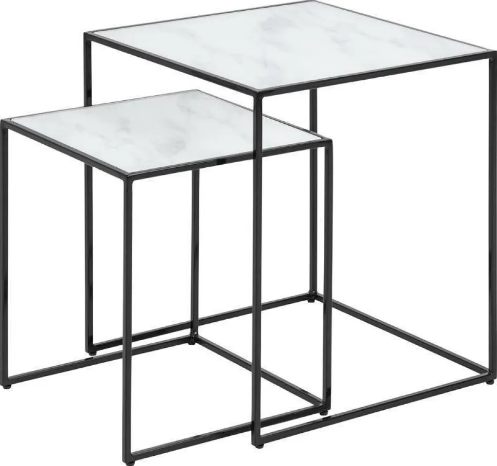 Zestaw stolików Bolton białe