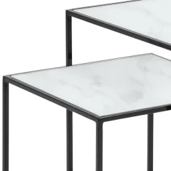 Zestaw stolików Bolton białe