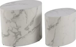 Zestaw stolików kawowych Mice biały