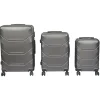 Zestaw trzech walizek Szary