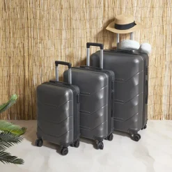 Zestaw trzech walizek Szary