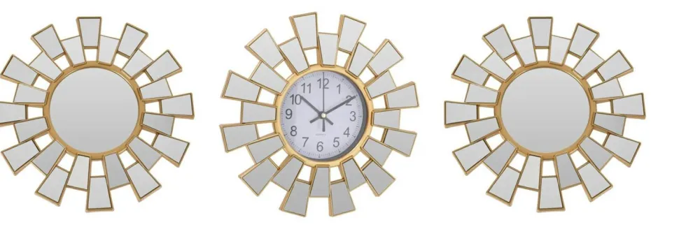 Zestaw Zegar i 2 lusterka Reish