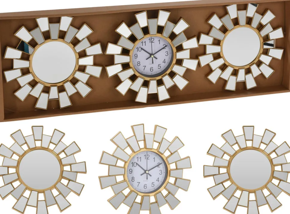 Zestaw Zegar i 2 lusterka Reish